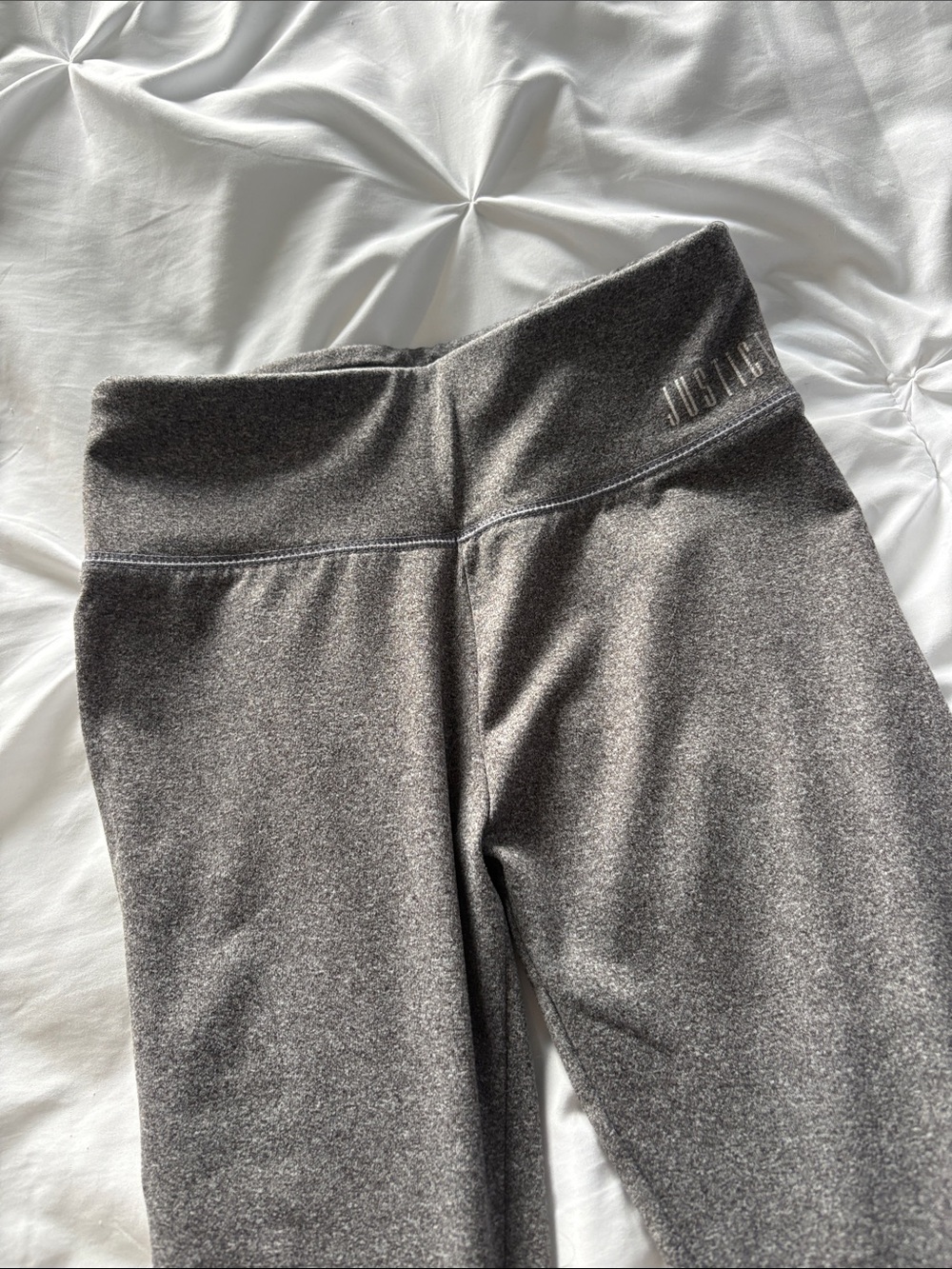 Justice Heather Gray Active Leggings
